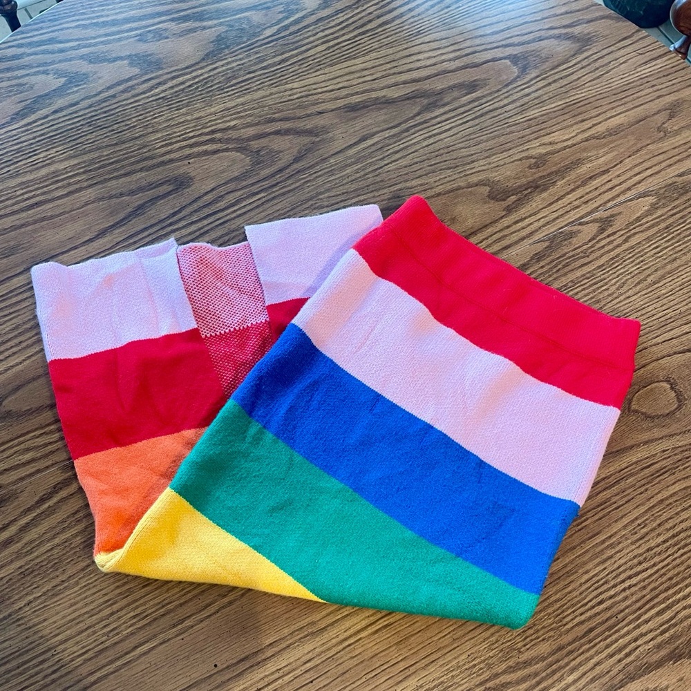 Dresses in LALA rainbow knit skirt